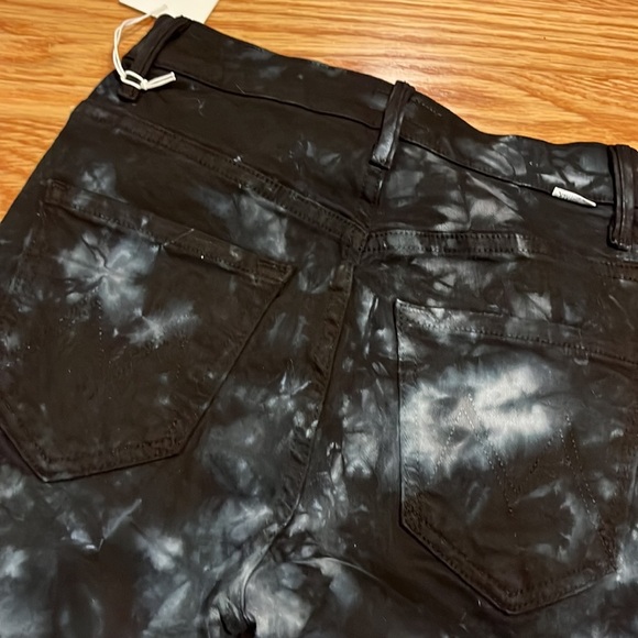 NWT MOTHER Superior High Rise Skinny The Super Swooner in Winding Paths 24 or 31 - Picture 14 of 17